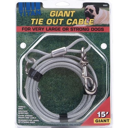 Coastal Pet Titan Giant Tie Out Cable 20 FT 2464-20